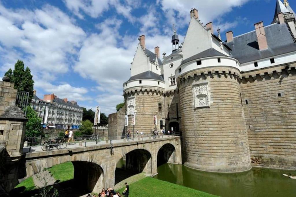 Grande Chambre Independante, Charme, Calme Sur Jardin, Nantes Centre, Acces Prive Par Escalier De L'Immeuble, Sdb & Wc Prives, 10 Minutes Gare Et Palais Des Congres Exteriér fotografie